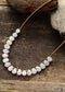 Boho Necklace, Blue Amazonite, Seed Beads Rose Quartz